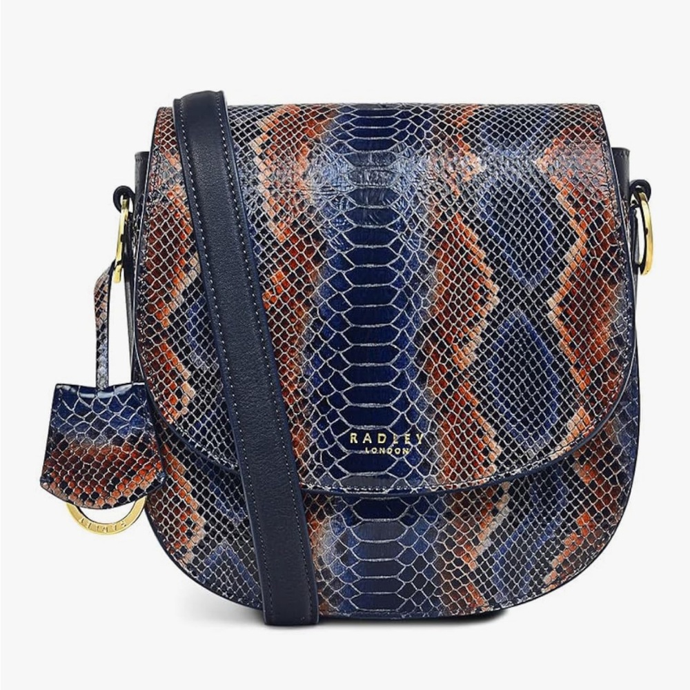 RADLEY LONDON Multicolor Snake Print Crossbody Bag